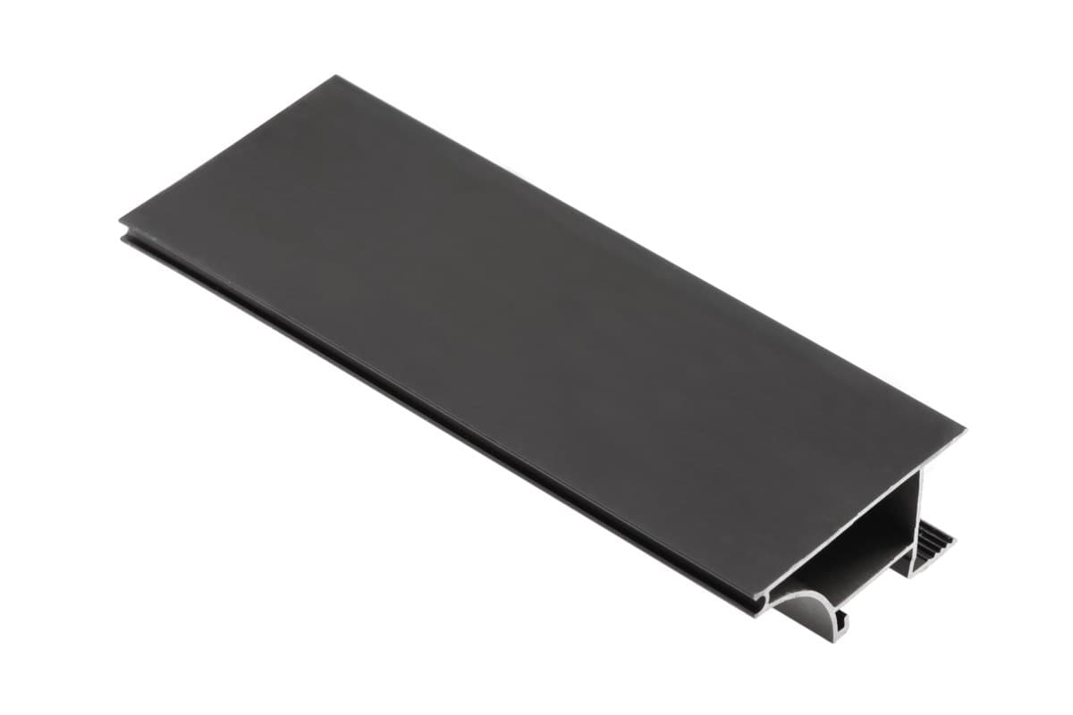 Профіль-ручка для LED-стрічки на торець полиці GTV GLAX, для плити 18 мм, 3 м